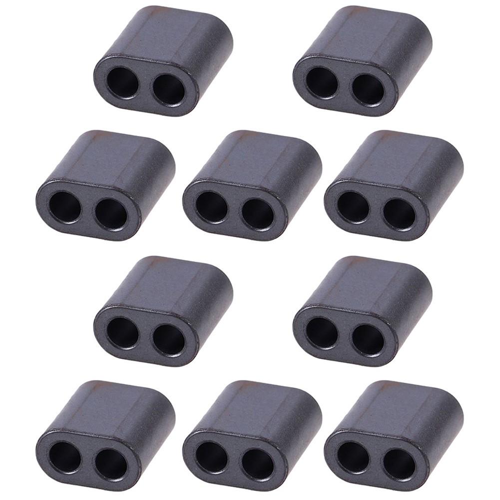 Ni Zn Ferrite Double Hole Magnetic Ring RID13.5X7.5X14-4 Filtering Magnetic Ring