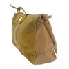 Used BORBONESE Shoulder Bag 913722 Suede/leather Brown Quail Pattern