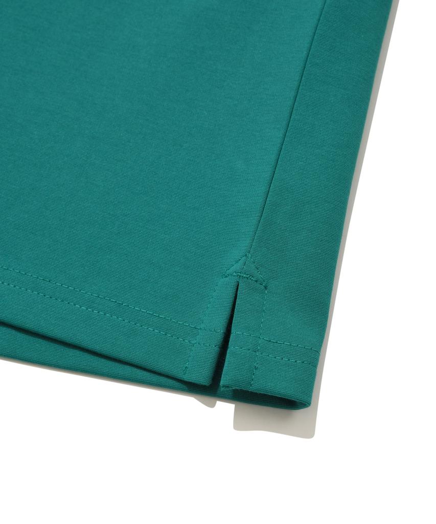 COVERNAT Silket Round T-Shirt Turquoise