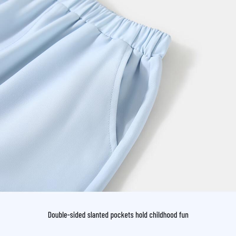 Classic Teddy Girls' Summer Lace-Trim Antibacterial Shorts