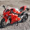 1/12 Ducati V4S Panigale Diecast Motorradmodell Spielzeug Replika mit Ton & Licht Geburtstagsgeschenk Weihnachtsgeschenk Sammlung Motorrad
