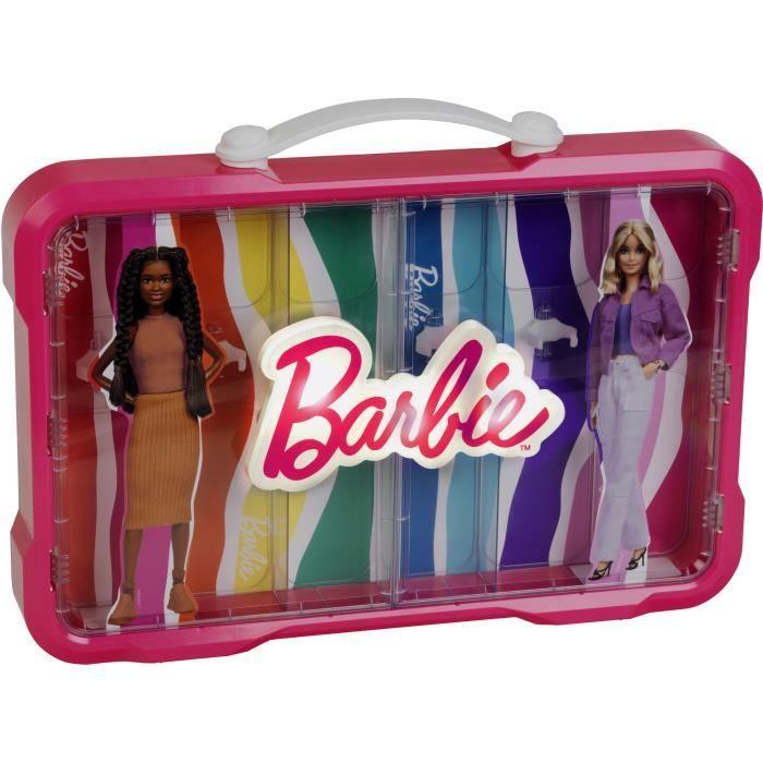 Barbie Showcase Case - KLEIN - 5808 - For 6 Dolls with Light-up Clasp - From 3 Years
