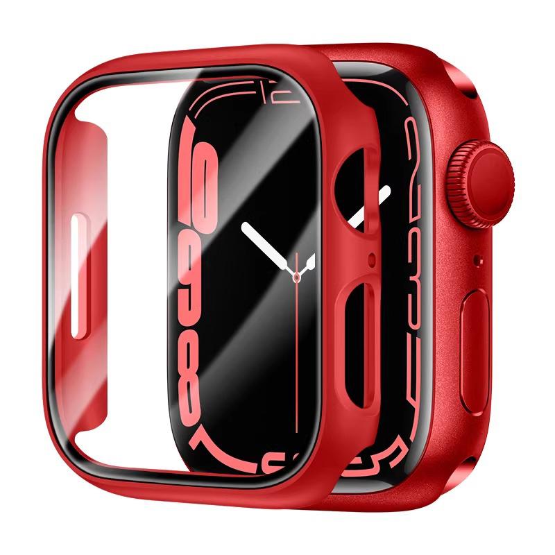 Case for Apple Watch 46mm 42mm 49mm 45mm 41mm 44mm 40mm PC Bumper Anti-fall Protective Sleeve iWatch Series 11 10 Ultra 9 8 7 SE