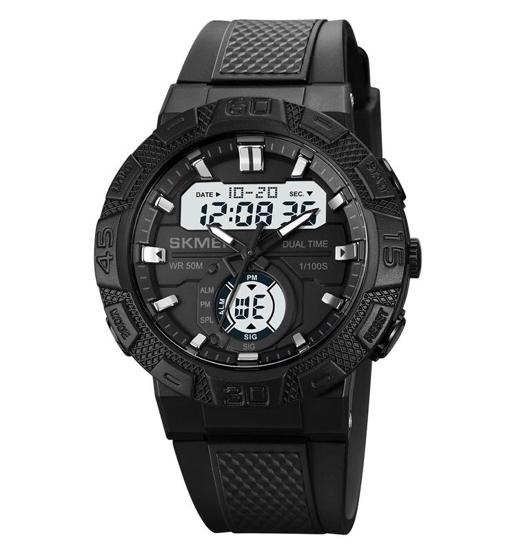 SKMEI 1881 Men's Black Resin Material Hot Sell Watches Digital Movt Multi-function Outdoor Sport Luxury Business Watch
