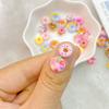 20Pcs Mixed Nail Art Resin Cartoon Doughnut Designer Charms Rhinestones DIY Craft For Nail 3D Decorations Jewelry