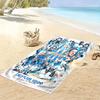 Olympique de Marseille Print Beach Towel, Large Soft Quick Dry Towel for Beach Camping Swimming