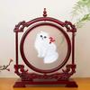 Suzhou Embroidery Living Room Decoration Advanced Sense Of Handicraft Office Decorative Screen Light Luxury Chinese Home Gift