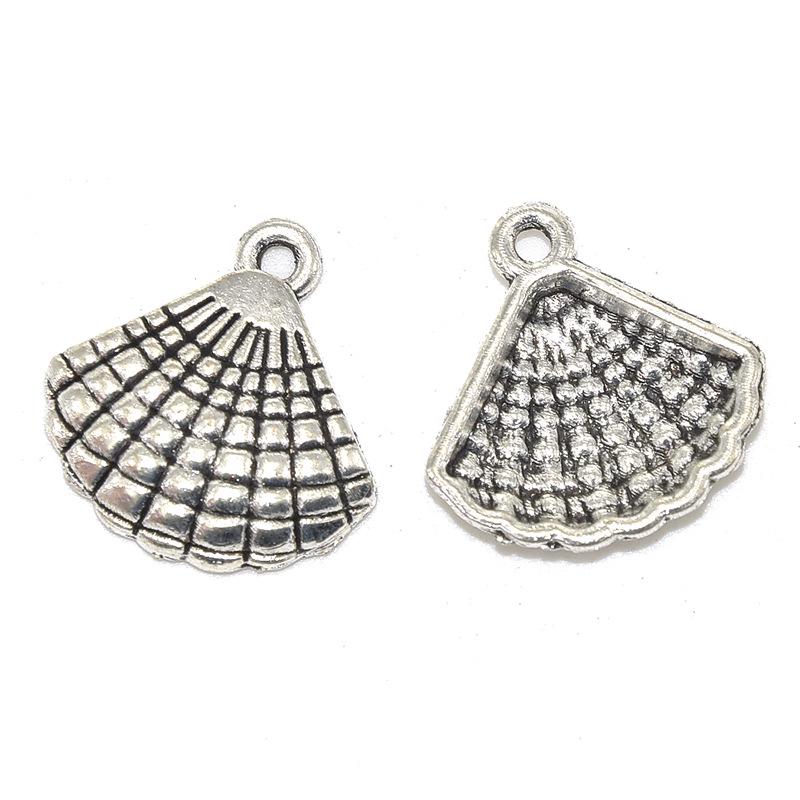 

Набор из 18 самодельных украшений из сплава «Морская жизнь»: Подвески из ракушек и раковин для браслетов, ожерелий и серег