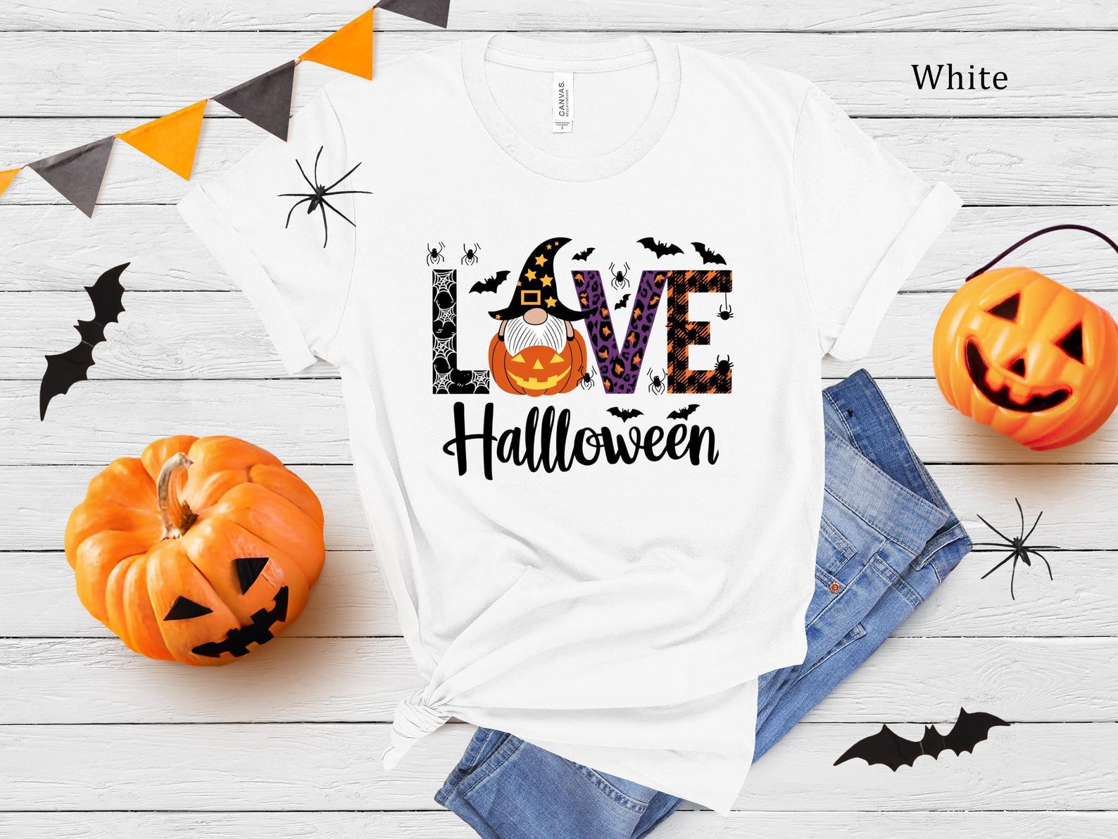 Love Halloween Gnome T-Shirt | Spooky Fall Tee 2XL