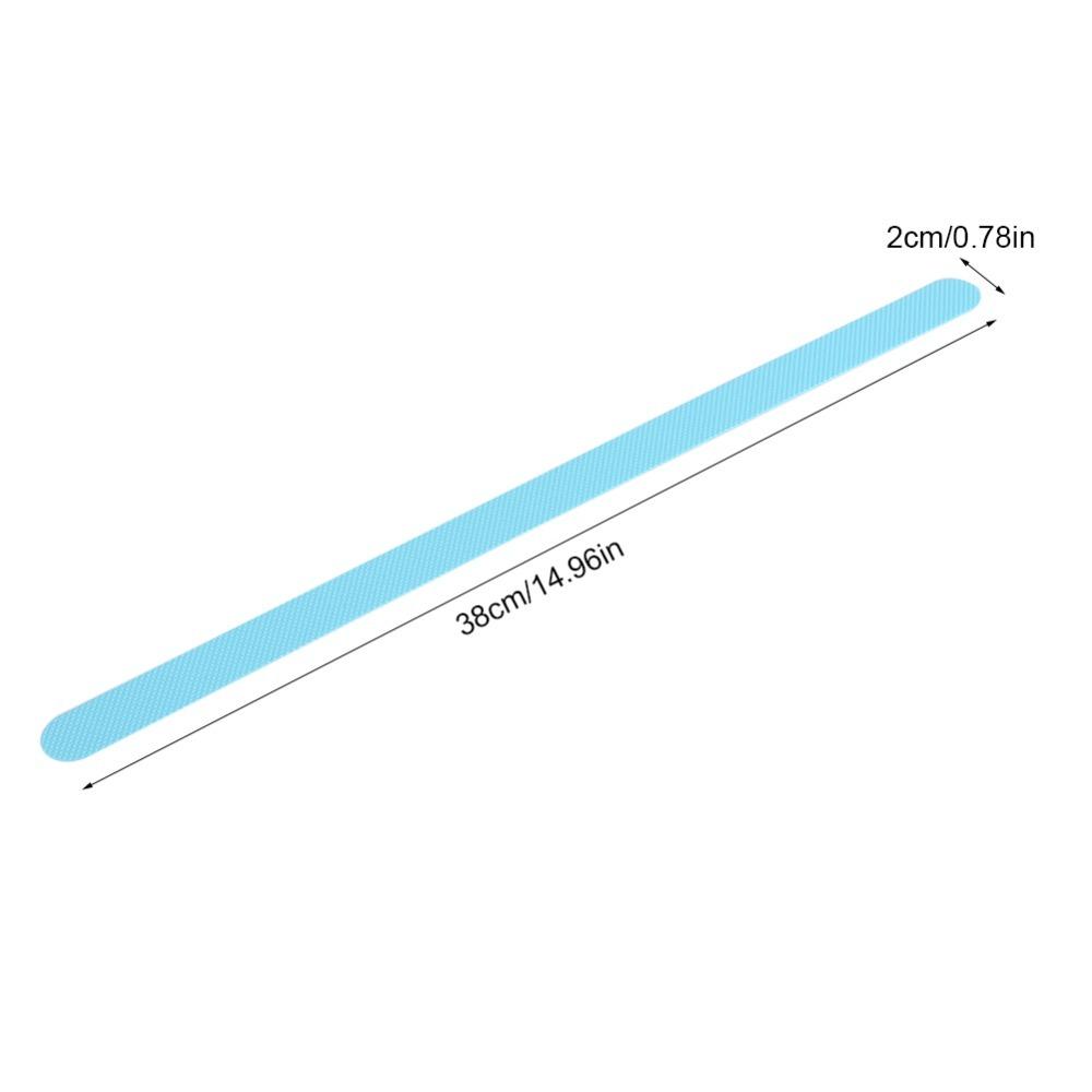 12 PCS Black Blue Safety Strip Adhesive Shower Sticker  Bathtub Bathroom Floor Ceramic Floor