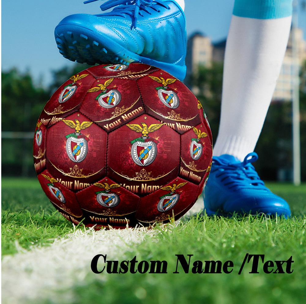 Size 5 Football Custom Name Text, Outdoor Training Soccer BallBenfica