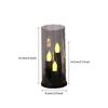 3 in 1 LED Flameless Candle Flickering Taper Electronic Candle Light Three-Wick With Lampshade Flameless Pillar Candle