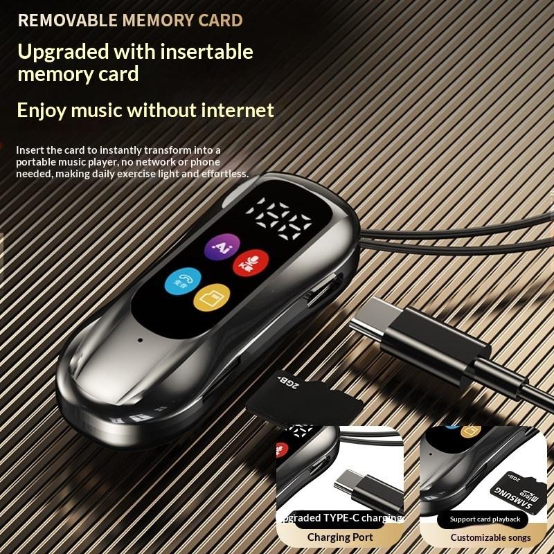 1 Set 20H Play Surround Sound Headsets Clip-On Hd Screen Bluetooth Headphones Noice Reduction Wireless Earphones