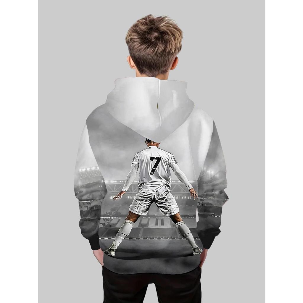 Ny anime-hettegenser, tegneserie-barneklær for gutter og jenter, langermet høstklær, egnet for barn i alderen 5-14 år