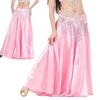 Fashion Chiffon Dancing Skirt Tassels Shining Belly Dance Skirt Bohemian Sun Skirt Belly Dance Accessories Women