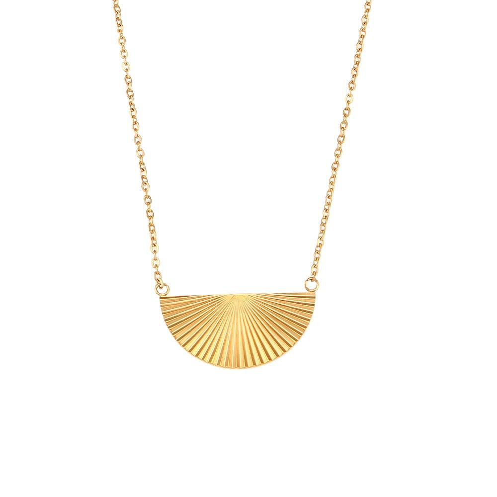 

stainless steel jewelry women s neck chain necklace Stripe Texture Heart Flower Rectangle Circle Geometric Earring Jewelry Set