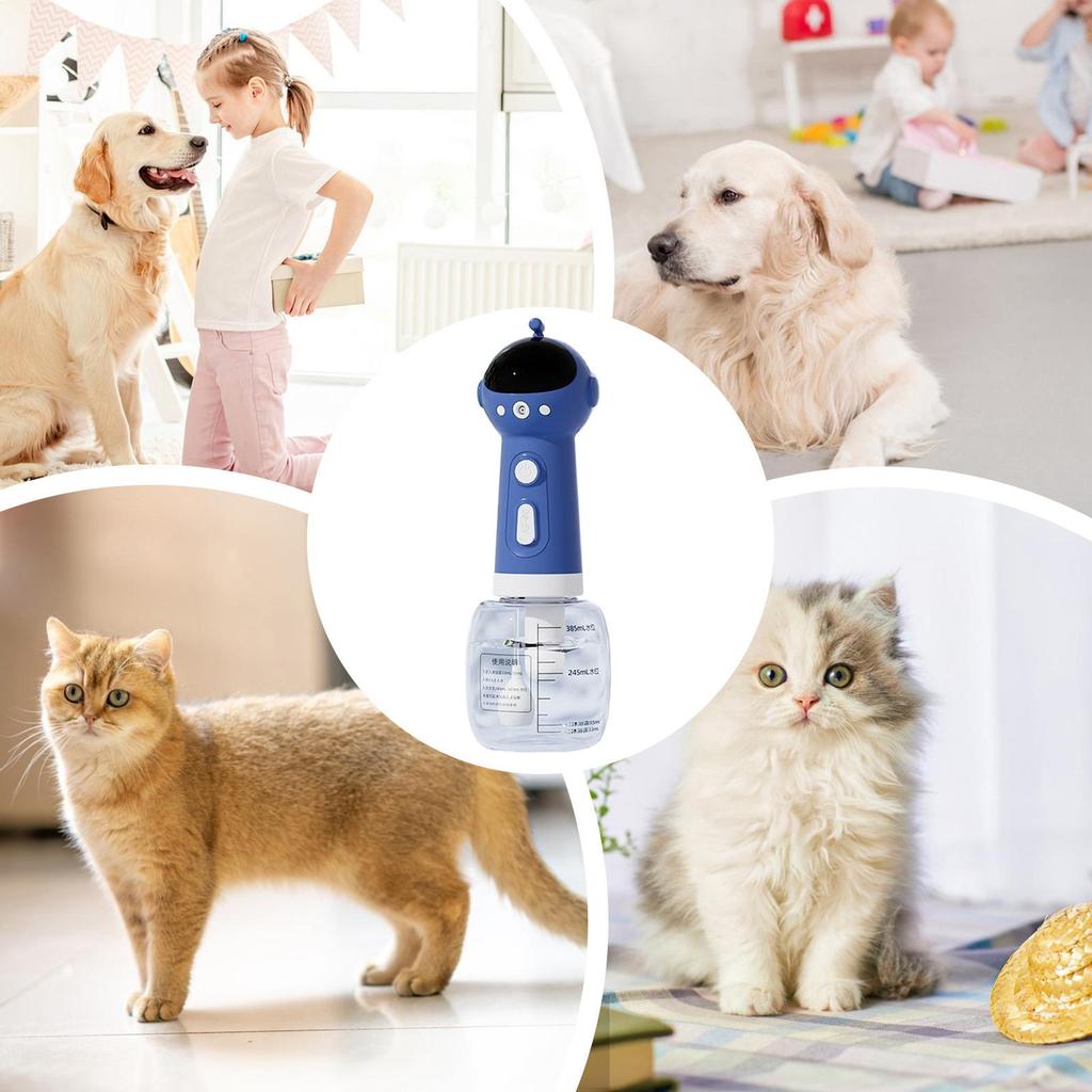 Dog Shampoo Sprayer Pet Bath Brush With Soap Dispenser Compact Foamer Spray Bottles Supplies For Grooming Cat Home Outdoor