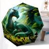 1pc Fantasy Forest Dragons Mythical Creatures Automatic Open/CloseUmbrella,Compact Umbrella for Men & Women Day Gift.A016