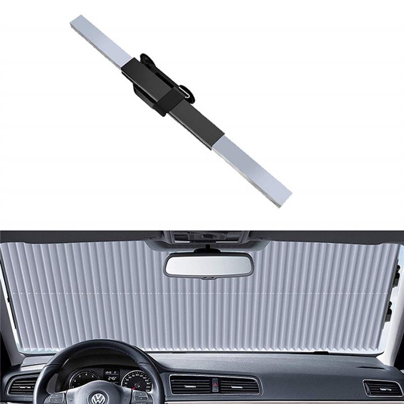 120*45Cm Car Retractable Windshield Visor Sun Shade Folding Auto Block Cover