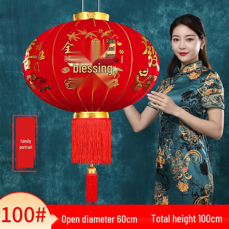 2025 Chinese New Year Large Red Lantern Decoration for Spring Festival & Housewarming, Outdoor Main Entrance.