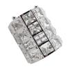 Rounded Crystal Glass Crystal Glass Cosmetic Organizer Cosmetic Storage Bucket  Pen Pencil Storage