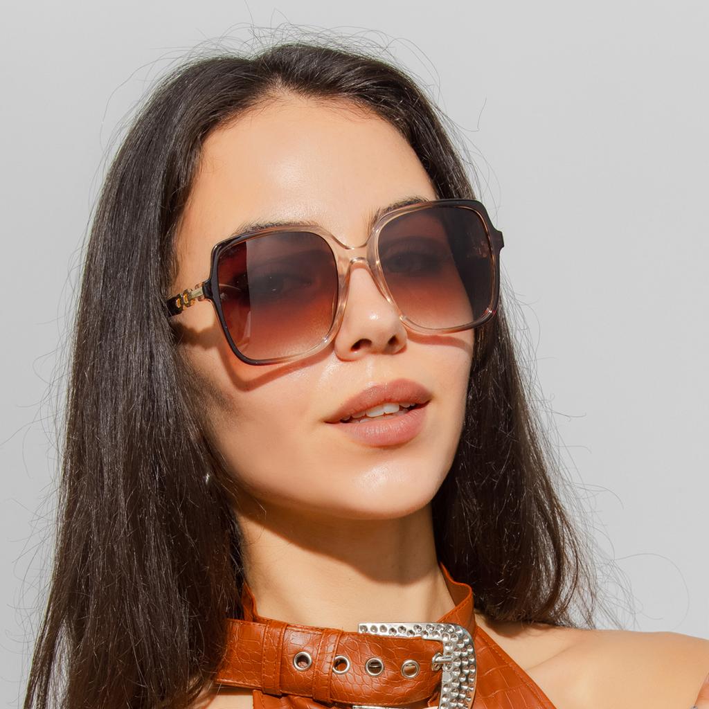 Protective Glasses Fashion Square Cycling Sunglasses Women Large Frame Colorful Sun Glasses Female Gradient Outdoor Shades