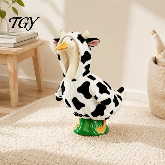 Holiday Goose Costume for Porch Animal Clothing 23 Inch Goose, Decorative Outfit, Creative Clothes Yard And Garden, Seasonal Lawn Ornament Standard