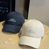 Embroidery Baseball Cap Unisex Spring Cotton Sunscreen Peaked Cap Casual Versatile Adjustable Bend Tide
