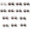 Metal Bead Button with Silver Plating for Cheongsam Chinese Costume Bead Buckle Solid AND Carved Elegant Clothing Decors