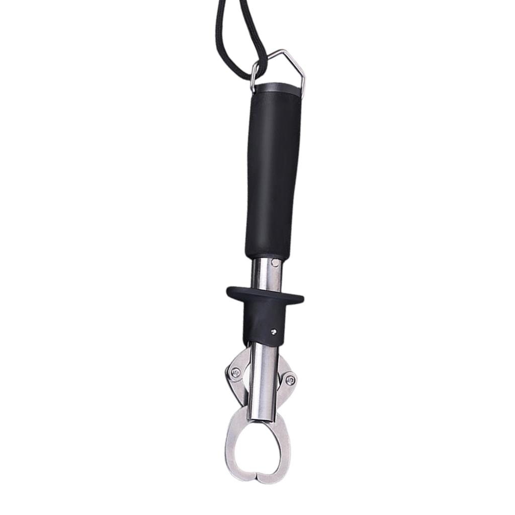 Stainless Steel Fish Holder Fishing Gripper Professional Fish Controller Tool with Scale Fish Lip Grip Catcher Equipment