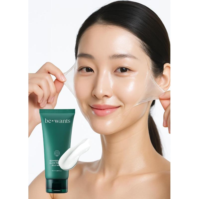 Be wants Mascarilla Jelly Despegable Glow PDRN de Algas Marinas 100ml
