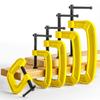 Professional Grade Woodworking G Clamps Offers Strong Clamping Force Ideal for Furniture Making and Model Assembly