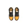 Air Jordan 1 Retro High OG PS Yellow Toe Dětské tenisky Taxi Black Sail AQ2664-711