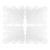 15 Pcs Petal Shaped Plastic Mesh Canvas Sheets Grid Cross Patterns Craft Kit Diy Plastic Canvas Panels Butterfly Netting