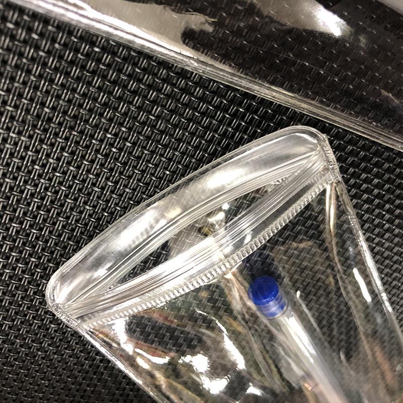 11Pcs Long Clear Pvc Jewelry Zip Lock Bags Waterproof Dustproof Battery Earring Beads Packing Storage Watch Bags