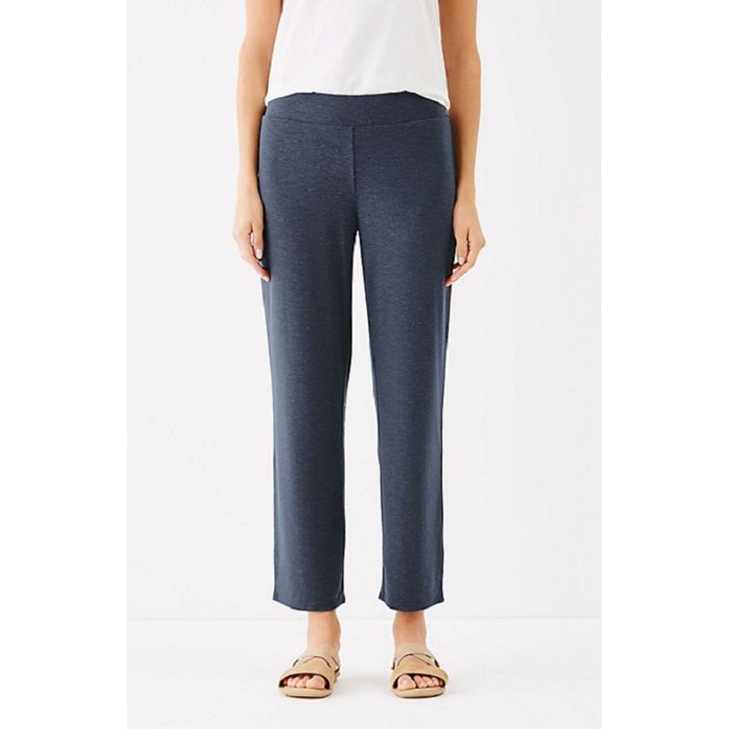 

Тенсел Кюлоты для полных девушек Мода 140.00 кг Размер Лён Large straight tube denim blue L