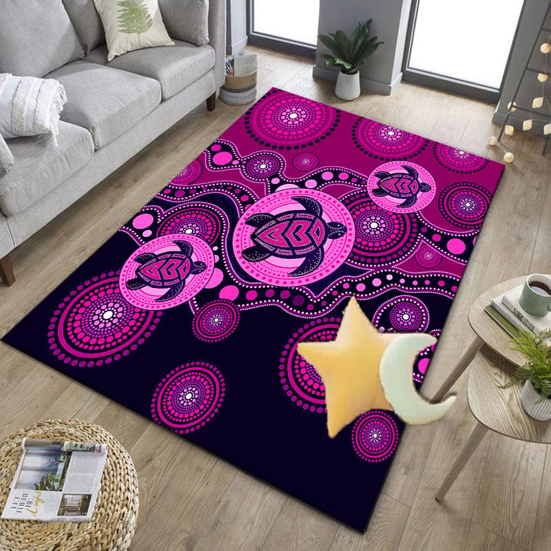 Australian Aboriginal Style Office Rug Chair Mat, Entryway Carpet, Suitable for Front Door, Bedroom, Living Room, Desk, Holiday Gift