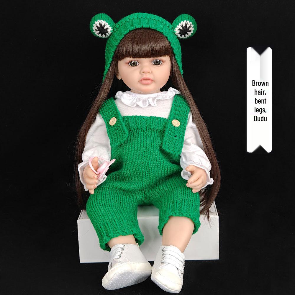 55cm Reborn Babydukke: Utkledningsjente Bursdagsgave Leke