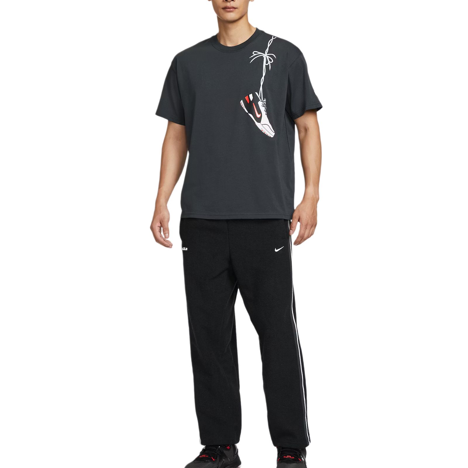 

Nike FW25 LeBron Логотип Торжественного Открытия Футболка с Коротким Рукавом и Круглым Вырезом Мужские Топы IH8545-045 M