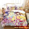 Comforter Aikatsu Idol Activity Anime Bedding Set Printed With Bed Soft Single Double Queen Super King Size