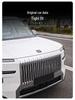 Black Decorative Covers for 9X Car Emblems, Metal Protection Mod Accessories