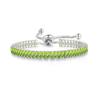ZHOUYANG Tennis Bracelets For Women Square Multicolor Zircon Wedding Bride Adjustable Bracelet Jewelry DZH015