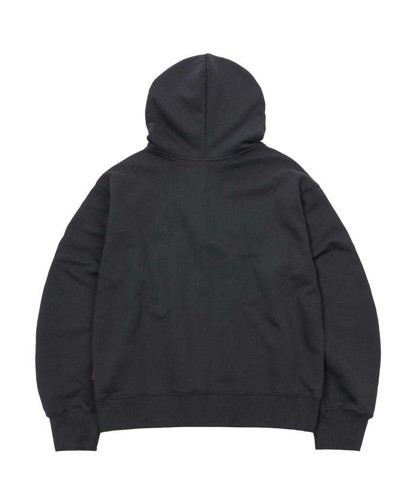 S'Est Solaris Applique Hoodie Zip Up Charcoal