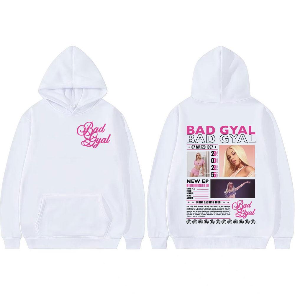 Bad Gyal Bikini Badness Tour 2025 Graphic Hoodies Men Women Fashion Aesthetic Hoodie High Quality Long Sleeve Loose Sweatshirts