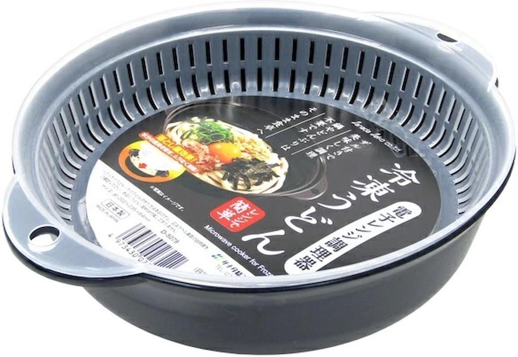 of Includes no need for a hot pot Microwave cooker for easy cooking of frozen udon Serve directly to the [Set 2] strainer, bowl. delicious, noodles.