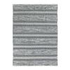 Living Room Rug In Cotton Ethnic Spirit Black White 190x290
