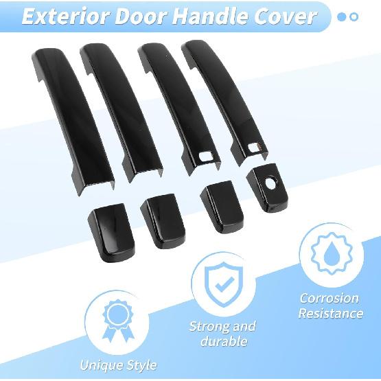 Motoforti Door Handle Cover Protector for Nissan Altima 2007-2013 for Nissan Frontier 2005-2020 for Nissan Maxima 2004-2008 Exterior Door Handle