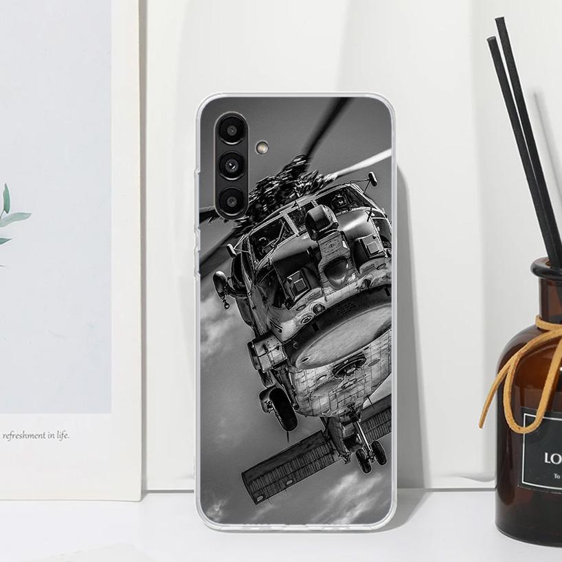 Military Aircraft Warship Fighter Phone Case For Samsung Galaxy A15 A25 A35 A55 A14 A24 A34 A54 A13 A23 A33 A53 A12 A22 A32 A52