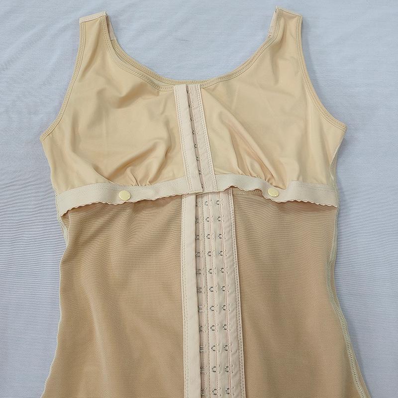 Spitzen-Knopfleisten-Bodysuit mit Bauchkontrolle & Taillenformer für Damen