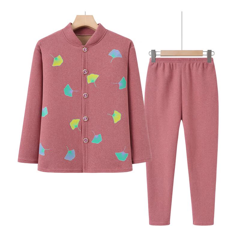 Middle-Aged & Elderly Winter Thickened Casual Set